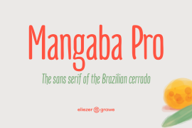 Mangaba Pro Bold Italic