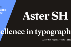 Aster SH Italic