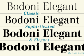 Bodoni Elegant Extra Bold Italic