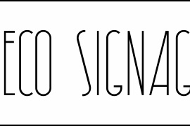 Deco Signage JNL Oblique
