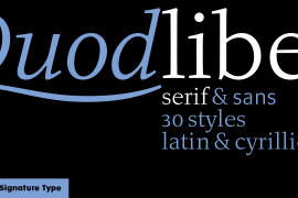 Quodlibet Serif Black Italic