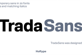 TradaSans Bold Italic