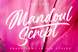 Mandoul Script Thin Italic