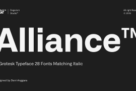 Alliance No 1 Extra Bold