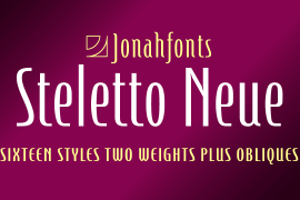 Steletto Neue Serif Regular