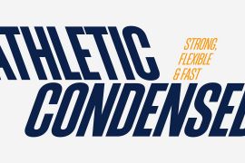 Athletic Condensed Bold Slanted