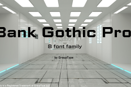 Bank Gothic Medium