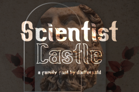 Scientist Castle Outline