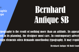 Bernhard Antique SB Bold Cond