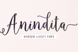 Anindita Script Regular