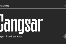 Gangsar Bold Italic