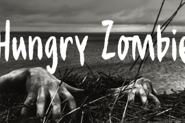 Hungry Zombie Italic