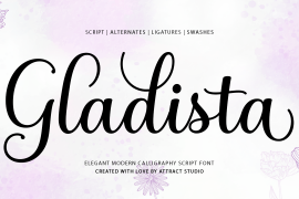 Gladista Script Bold