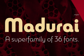 Madurai Extended Black Italic