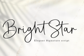 Bright Star Script Signature