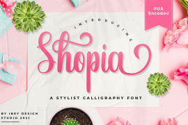 Shopia Modern Calligraphy
