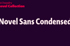 Novel Sans Condensed Pro