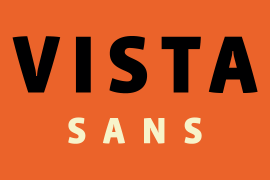Vista Sans Bold