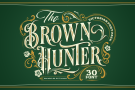 Brown Hunter Vic Display Bold