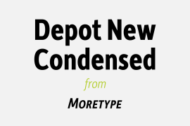 Depot New Condensed Bold Italic
