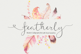 Featherly Script