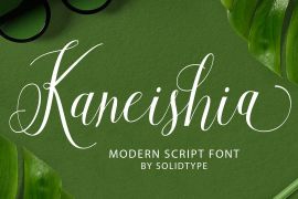 Kaneishia Script Regular