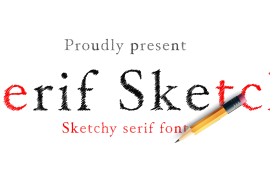 Serif Sketch Regular