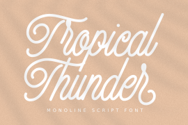 Tropical Thunder Stamped