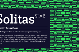 Solitas Slab Ext Bold Italic