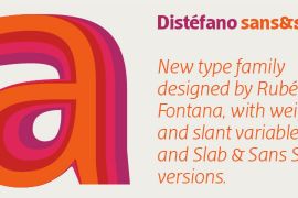 Distefano Sans Bold Italic