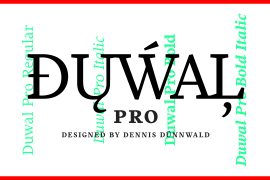 Duwal Pro Bold Italic