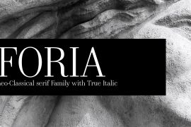 Foria Bold Italic