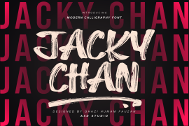 Jacky Chan Italic