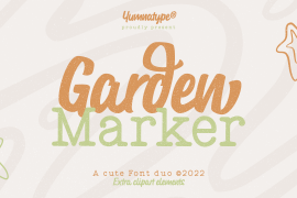 Garden Marker  Serif