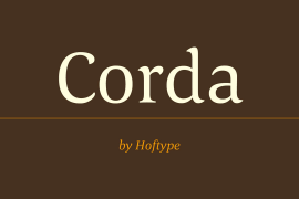 Corda Bold Italic