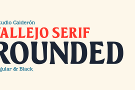 Vallejo Serif Rounded Black