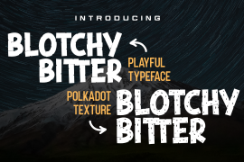 Blotchy Bitter Texture