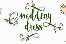 Wedding Dress Italic