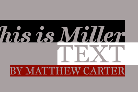 Miller Text Bold