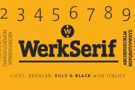 WerkSerif Black Italic