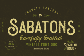 Sabatons Script Stamp
