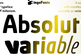 Absolut Pro Book Ultra Condensed Backslanted Italic