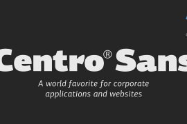 PF Centro Sans Pro UltraBlack Italic