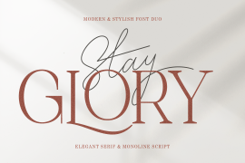 Stay Glory Script Serif