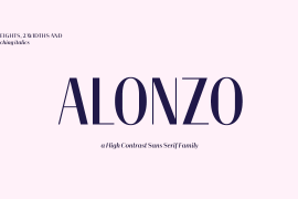 Alonzo Extrabold Italic