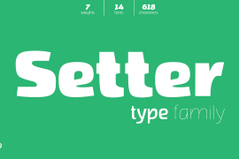 Setter Extra Bold Italic