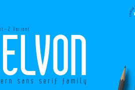 Delvon Family Alt Black Italic
