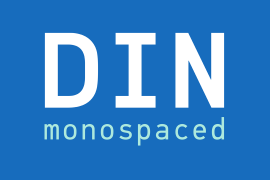 PF DIN Mono Bold Italic