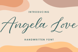 Angela Love Script Regular