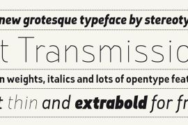 St Transmission 800 ExtraBold Italic